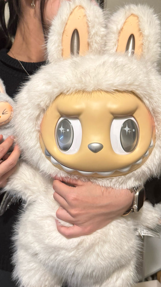 Original Angel in Clouds White Zimomo | Labubu | Animal Figurines