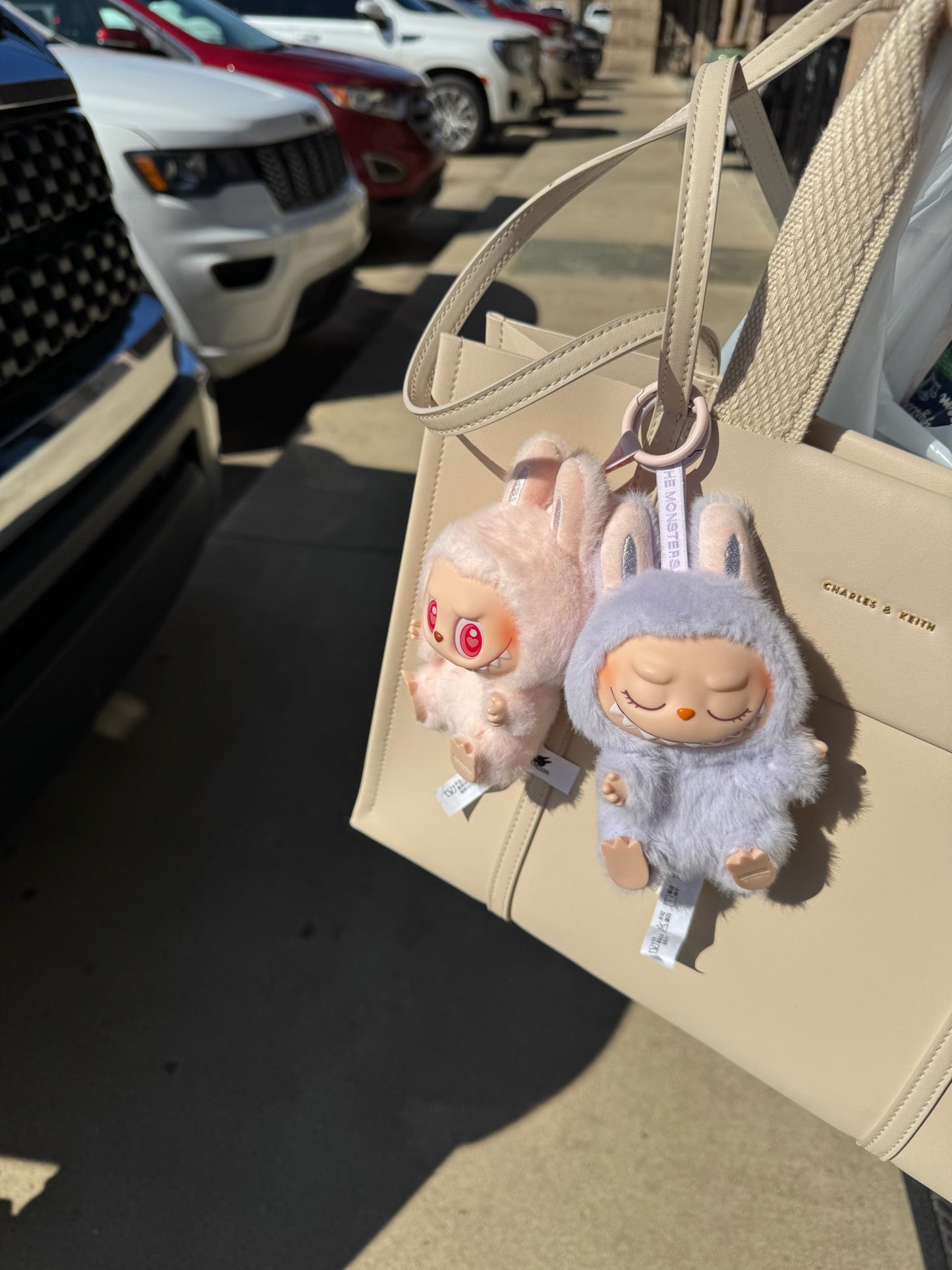 Original Labubu Have a Seat Vinyl Face Pendant | The Monsters | Key Chain | Art Toys | Authentic Collectible